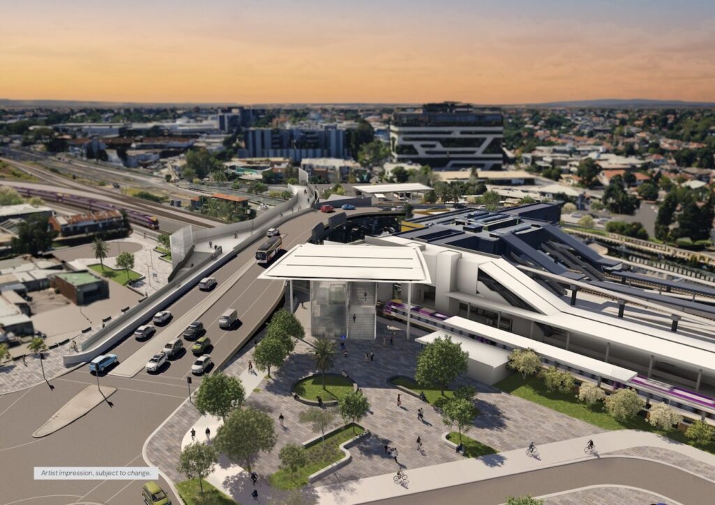 New Sunshine Station designs revealed as Melbourne’s airport rail link is one step closer