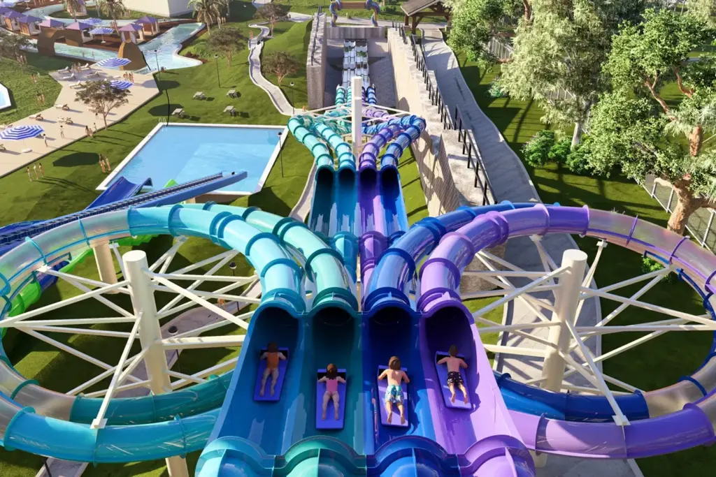 Funfields is launching Australia’s longest mat-racing waterslide this summer